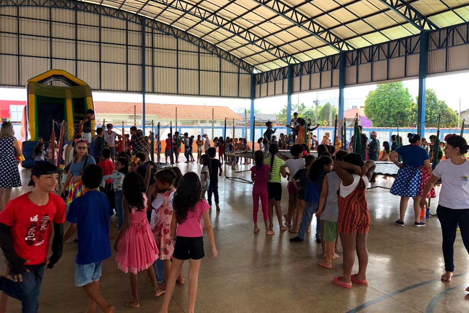 Dia das Crianças é celebrado com alegria nas escolas da rede municipal de Ensino