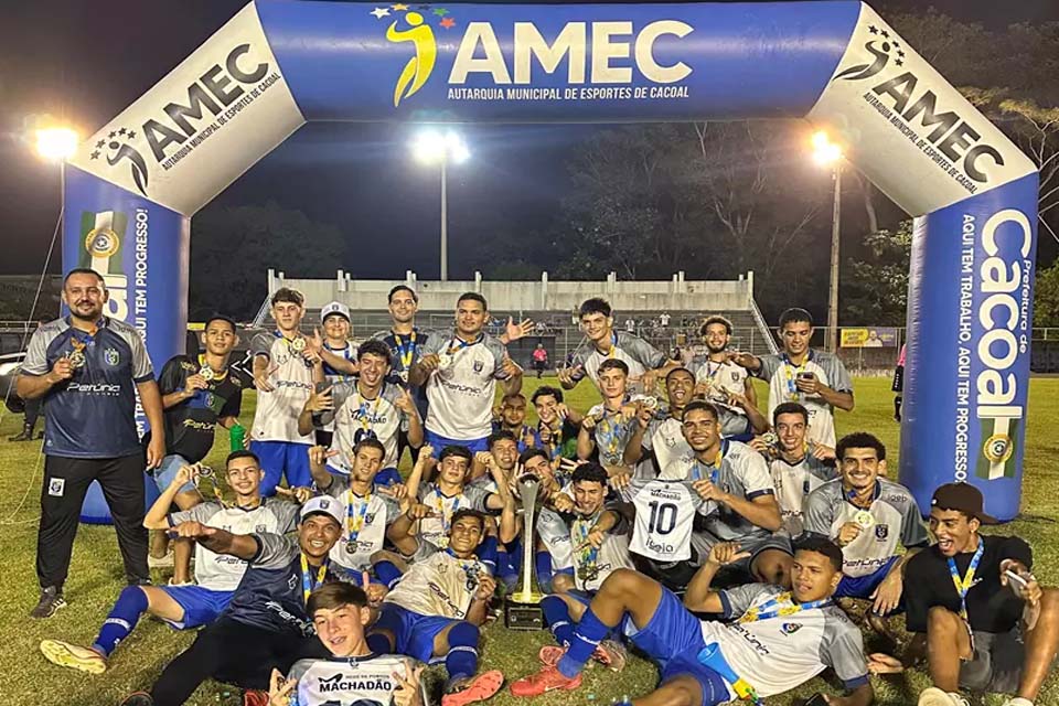 União Cacoalense vence o Genus e conquista o título do Rondoniense Sub-20