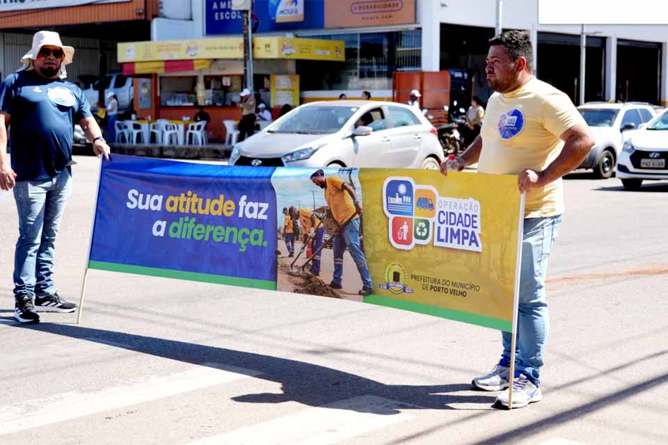 Prefeitura de Porto Velho realiza pit-stop da Operação “Cidade Limpa”