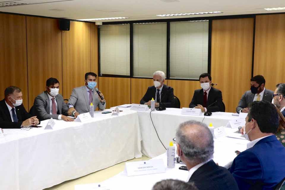 Em reunião com Ministro da Justiça, Expedito Netto e Marcos Rogério, alertam sobre invasões de terras em Rondônia