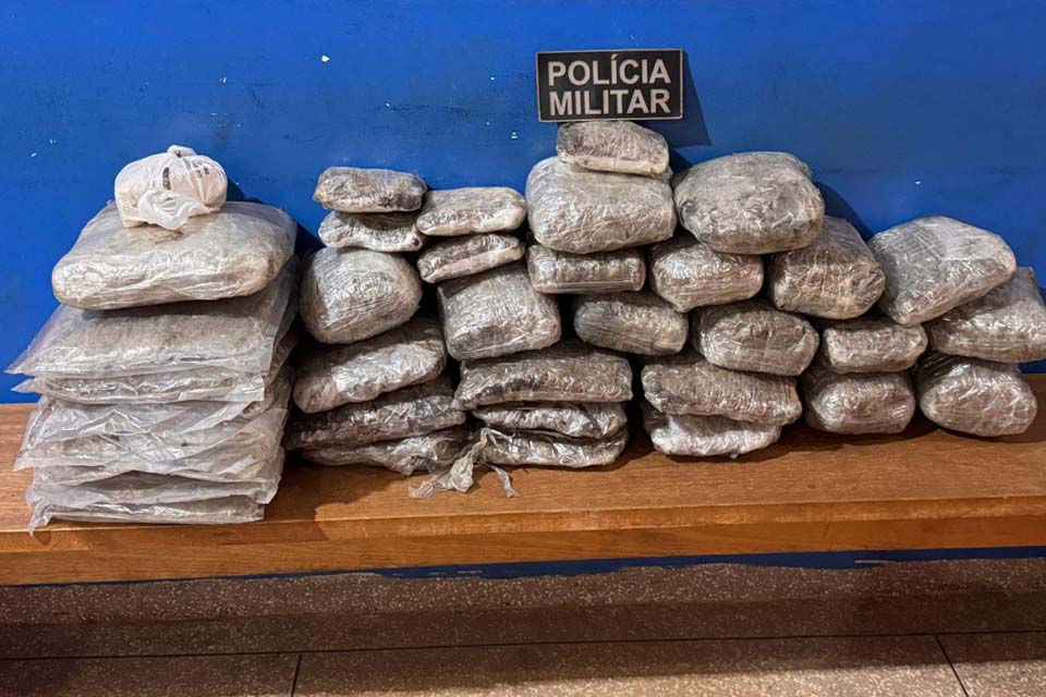 Polícia Militar apreende cerca de 18 kg de drogas em chácara