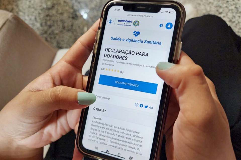 Serviços de Declaração de Doadores e Resultado de Exames para Doador de Sangue são integrados 