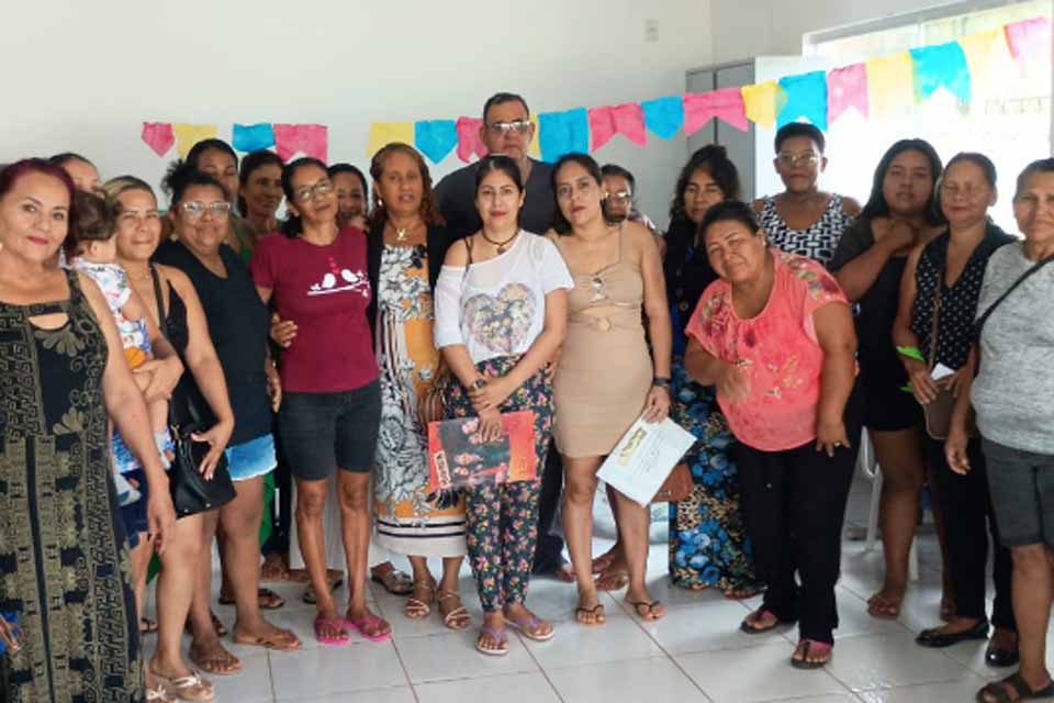 Prefeitura realiza primeira roda de conversa com o grupo PAIF “Mulheres Valiosas”