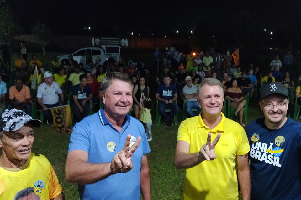 Deputado Luizinho Goebel intensifica campanha corpo a corpo em Rolim de Moura, Buritis e reunião em Itapuã