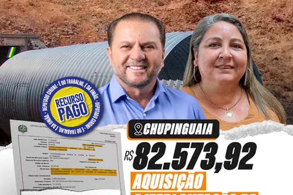 Cirone Deiró destina  R$ 82,5 mil para implantação de tubos metálicos na zona rural de Chupinguaia