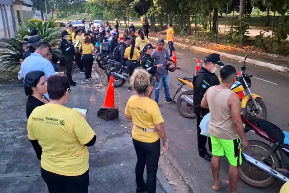 Ações do Maio Amarelo são intensificadas com palestras e pit-stop educativo em Porto Velho
