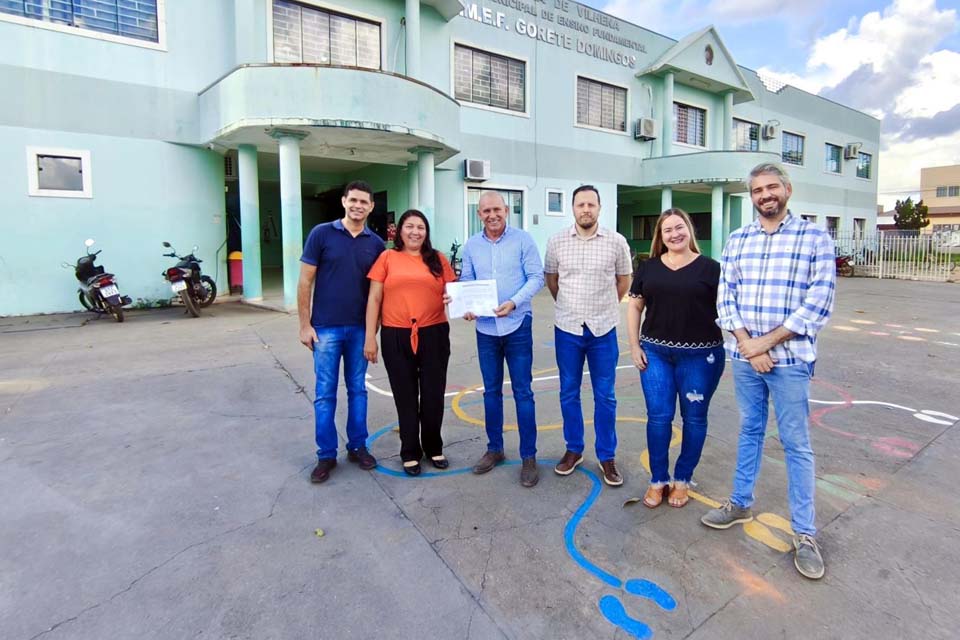 Ezequiel Neiva investe R$ 1,7 milhão para ampliação da Escola Gorete Domingos, em Vilhena