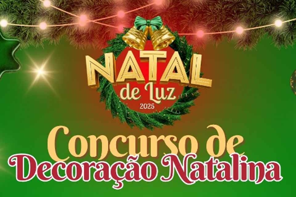 Prefeitura de Rolim de Moura lança Concurso de Decoração Natalina