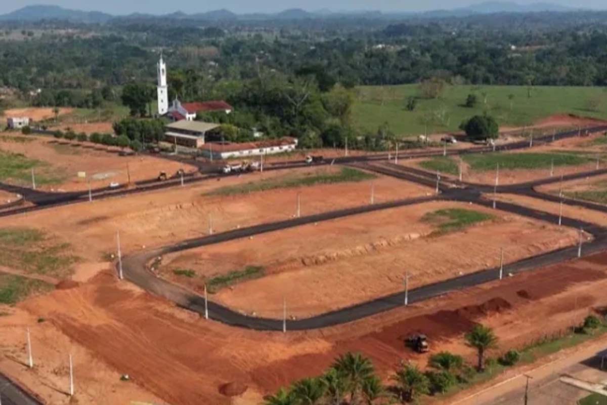 Primeiro bairro planejado de Cacoal avança em ritmo acelerado e obras estão em fase final