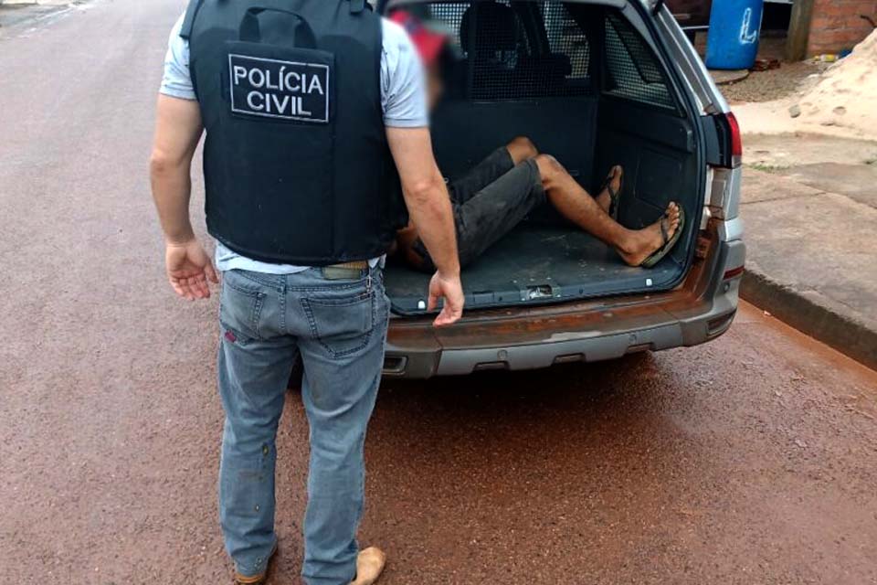 Presidiário é recapturado pela Polícia Civil em Rolim de Moura
