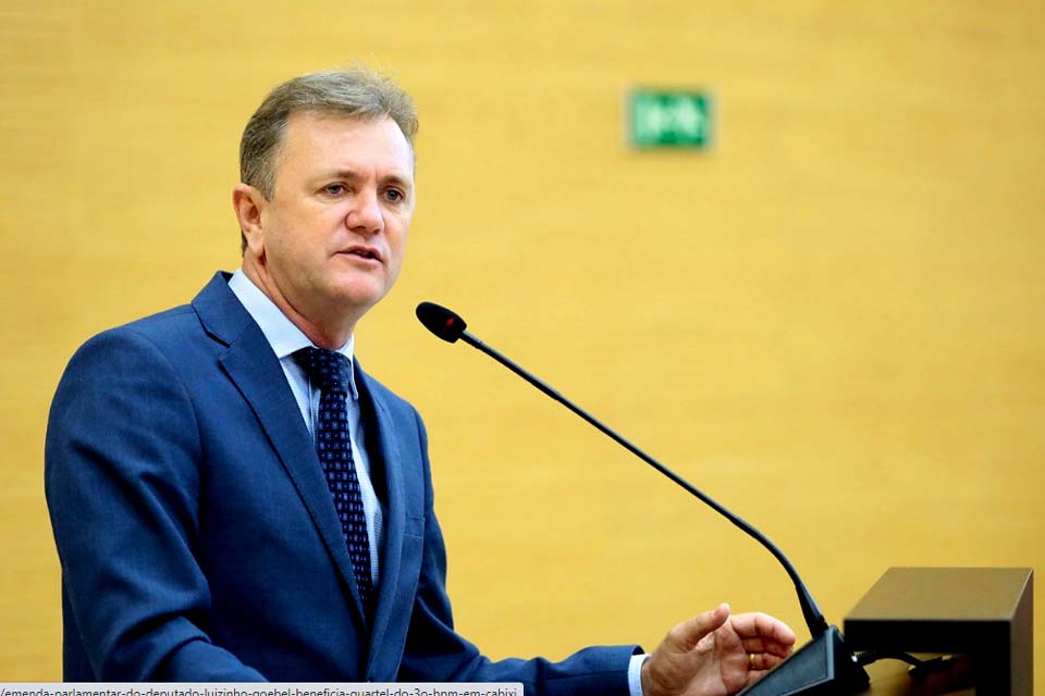 Emenda parlamentar do deputado Luizinho Goebel beneficia quartel do 3º BPM em Cabixi