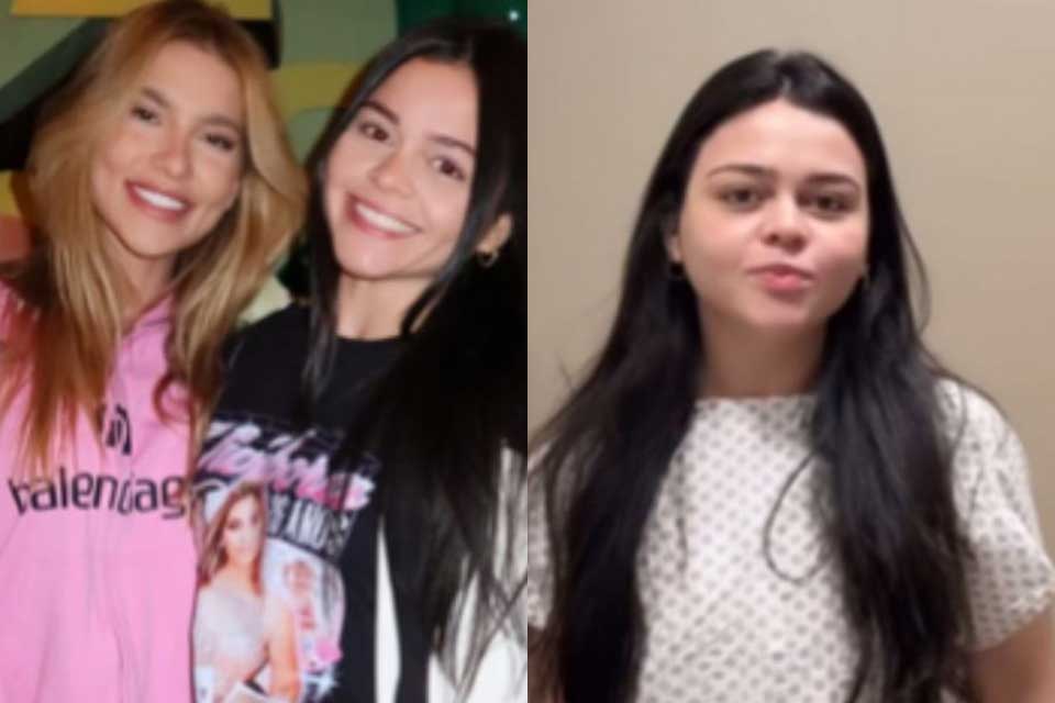 Amiga passa por transformação estética após presente de Virginia Fonseca