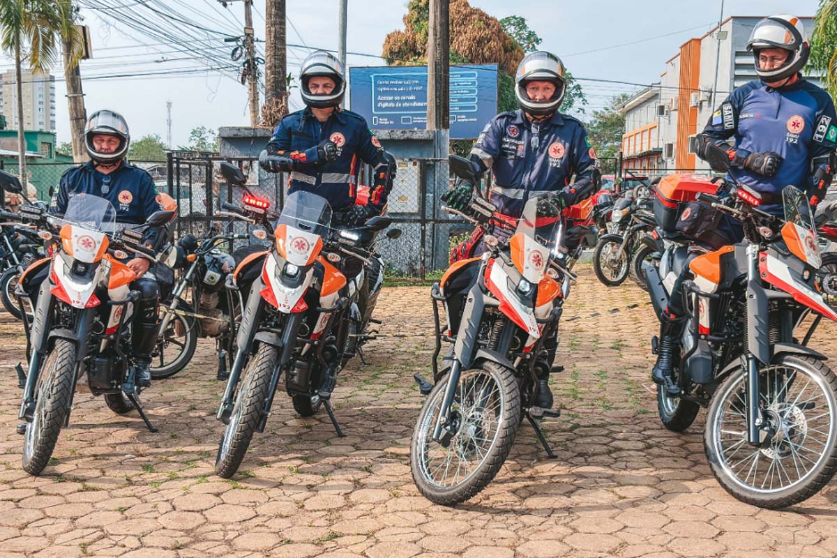 Quatro motocicletas passam a integrar o SAMU e levam os primeiros socorros com mais rapidez até quem precisa
