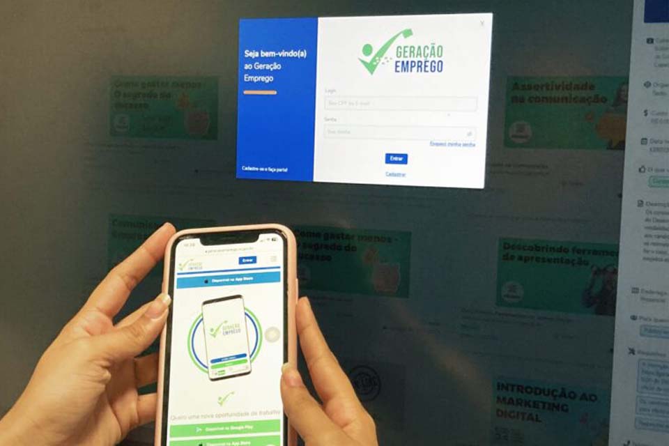 Cadastrar-se no Geração Emprego é o primeiro passo para quem está em busca de uma vaga no mercado de trabalho