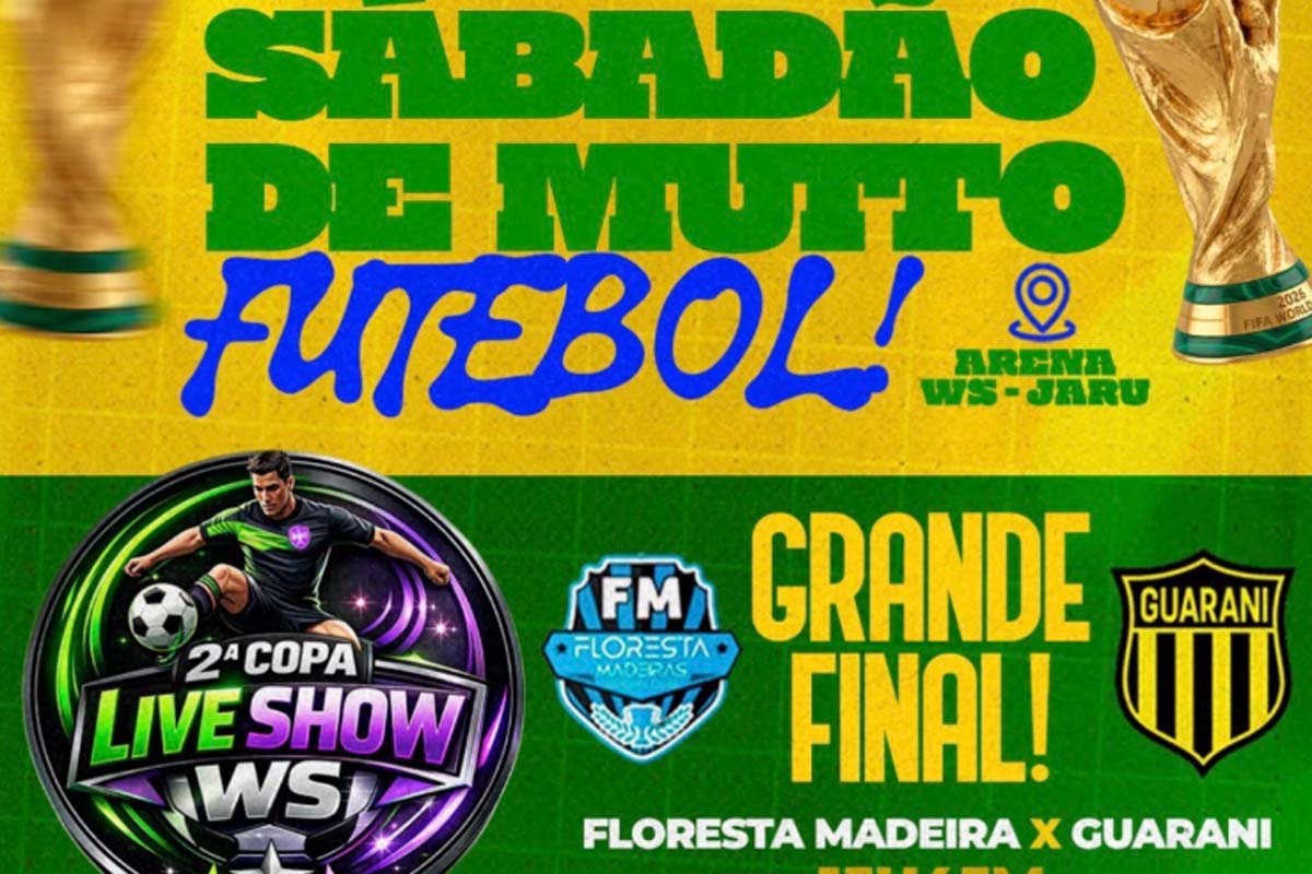 Final do Campeonato de Futebol Society ocorre na na Arena WS neste sábado