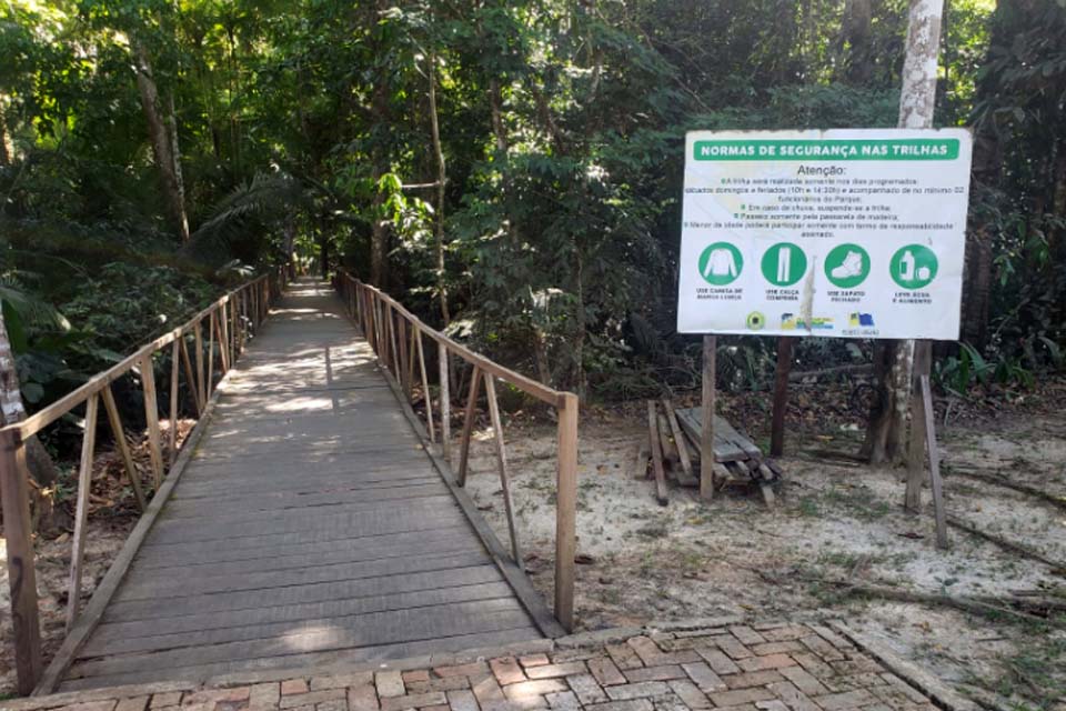 Porto Velho: Trilha do Viveiro, no Parque Ecológico, passará por reforma