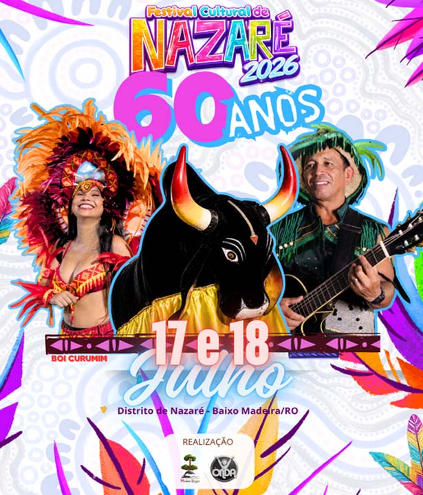 Sem nenhum apoio público, Festival Cultural de Nazaré chega aos 60 anos e comunidade se mobiliza para manter viva uma das maiores tradições de Rondônia