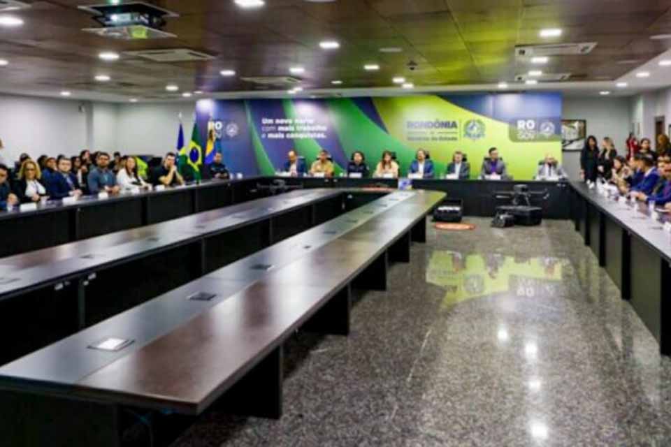 Execução de recursos federais para segurança pública é apresentada pelo governo de Rondônia em reunião