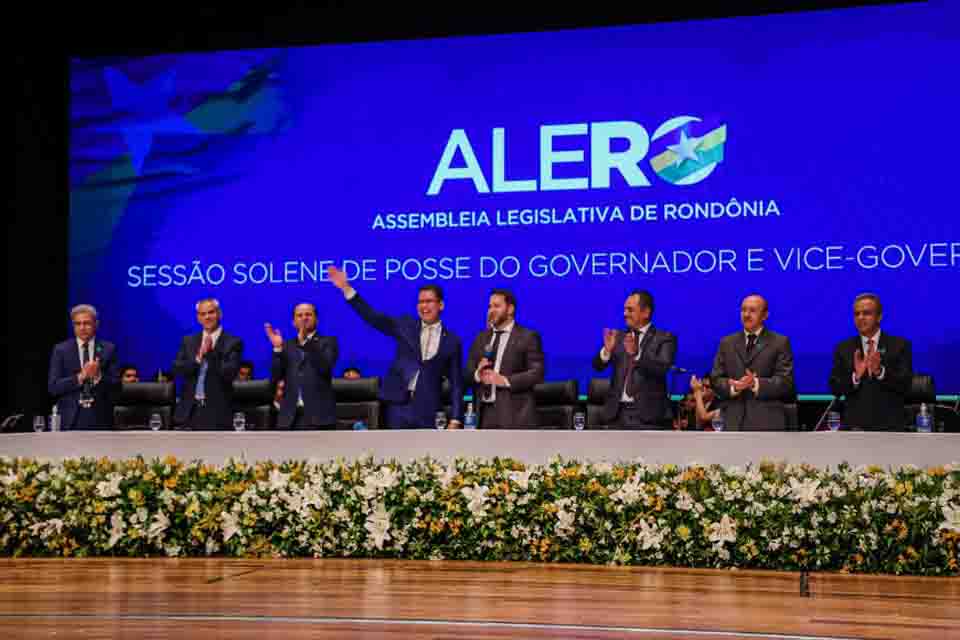 Durante posse, equipe da nova gestão do Governo de Rondônia é apresentada com compromisso de fortalecer políticas públicas 