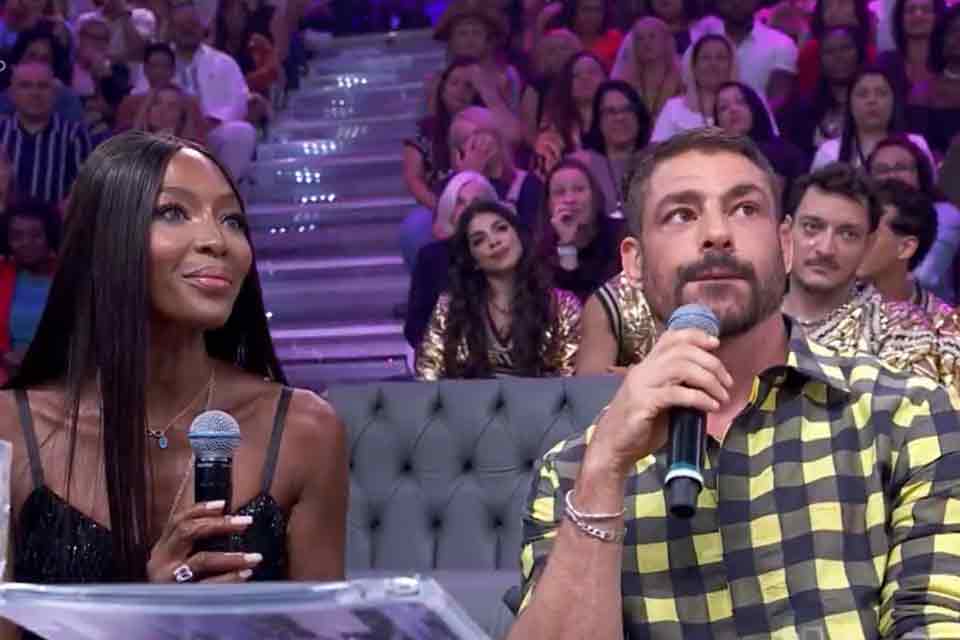 Naomi Campbell relembra época em que estudou com Cauã Reymond: “Ele era muito esforçado”