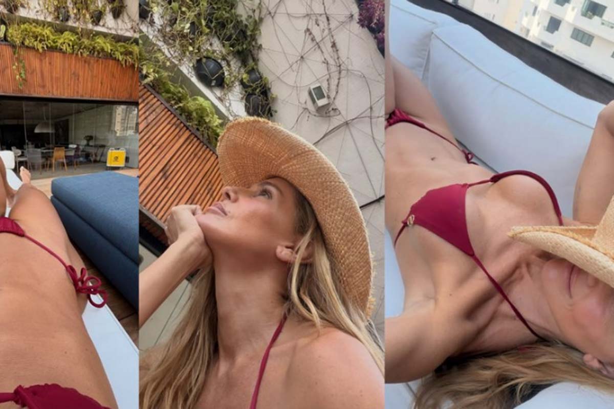 Deborah Secco mostra corpo musculoso em biquíni cavado: 