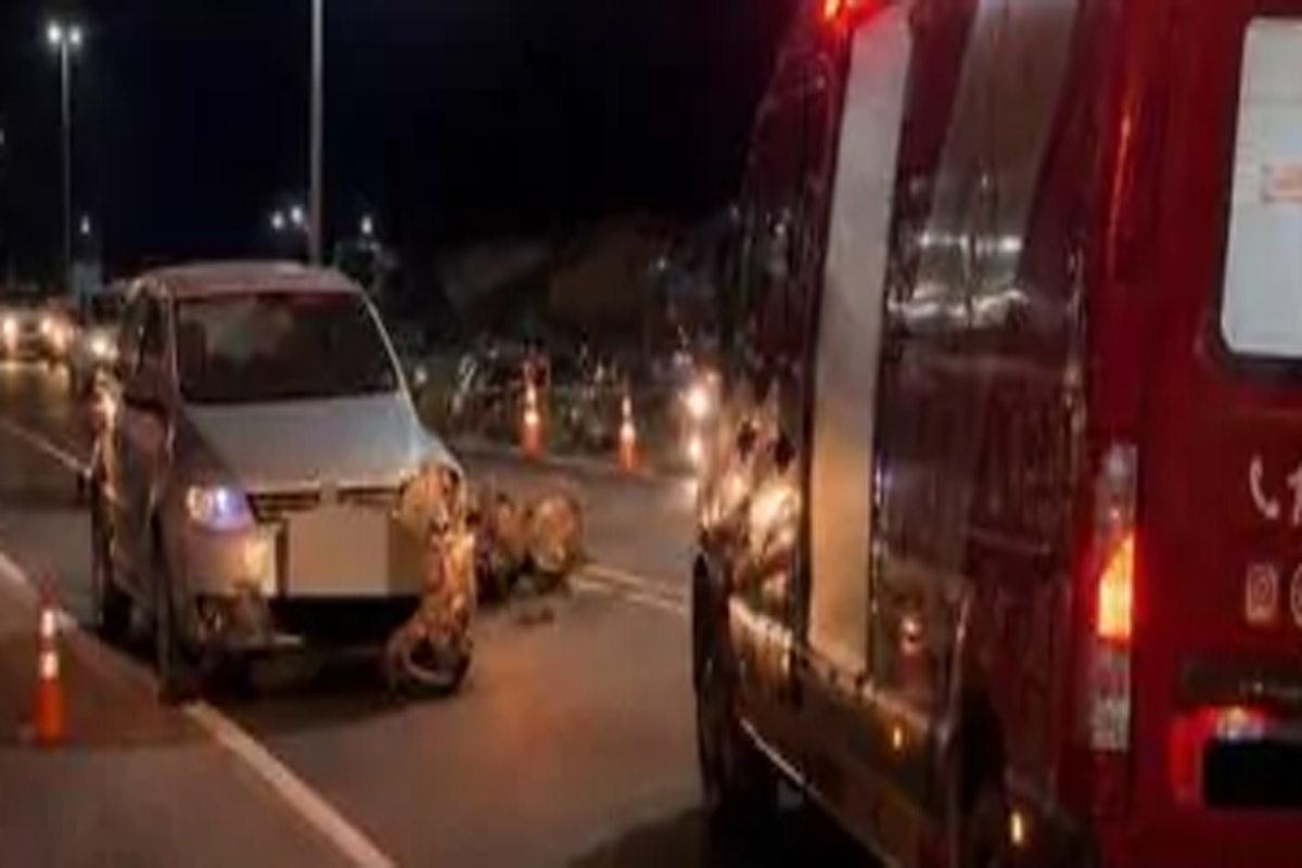 Mulher morre após colisão entre motoneta e carro na BR-364 