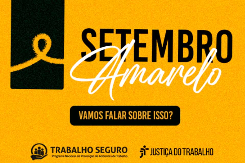 Setembro Amarelo: a saúde mental no trabalho é fundamental na prevenção do suicídio