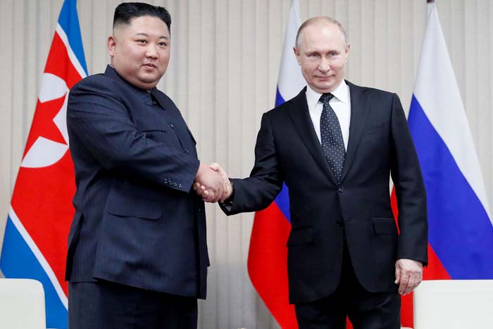 Kim pede a Putin para resolverem juntos questão nuclear