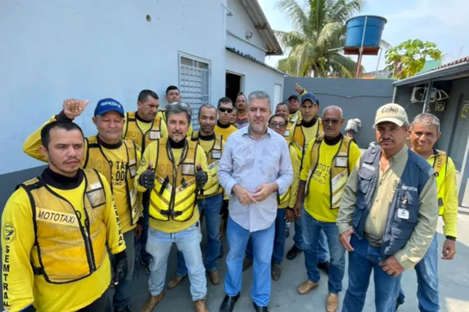 Fogaça obtém apoio de mototaxistas e donos de balneários de Porto Velho