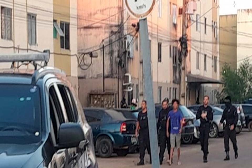 Policiais fazem operação conjunta no condomínio Morar Melhor