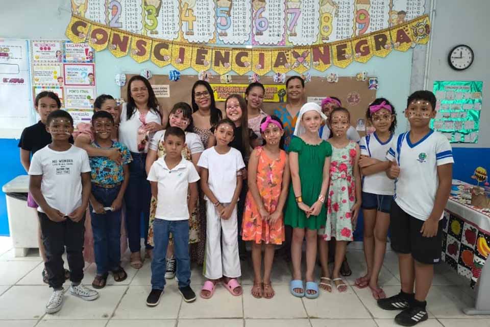 Escolas municipais de Jaru realizam ações em alusão ao Dia da Consciência Negra