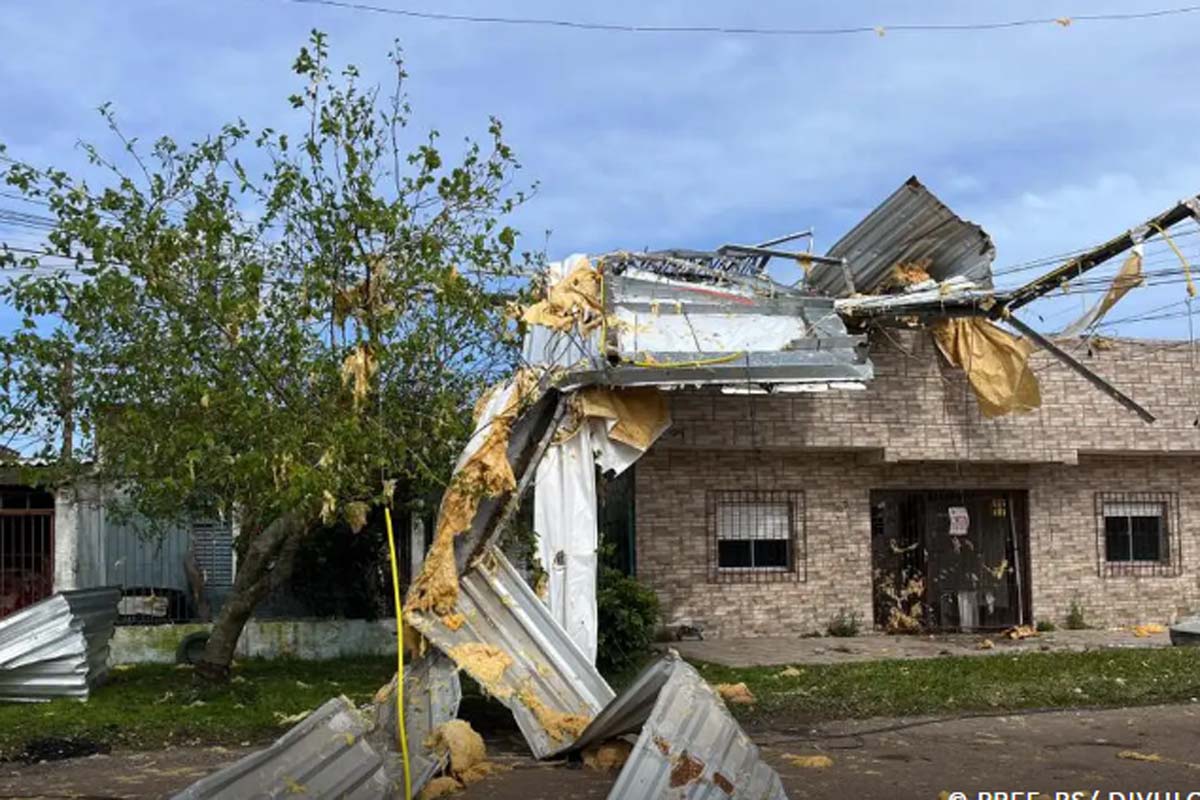 Temporais em Santa Catarina e Rio Grande do Sul afetam 4,8 mil casas