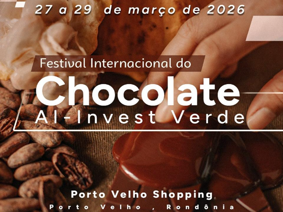 Festival Internacional de Chocolate movimenta Porto Velho e fortalece cadeia do cacau em Rondônia