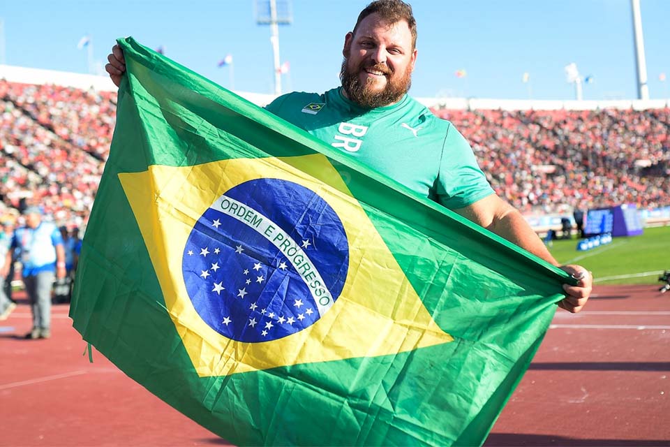 Darlan Romani é bicampeão pan-americano de arremesso de peso