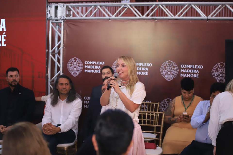 Ieda Chaves prestigia reabertura do Complexo da Estrada de Ferro Madeira-Mamoré, em Porto Velho