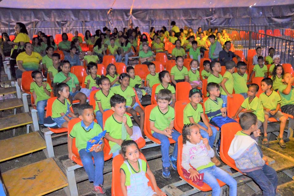 Espetáculo: Parceria entre Prefeitura e circo contempla 2700 crianças