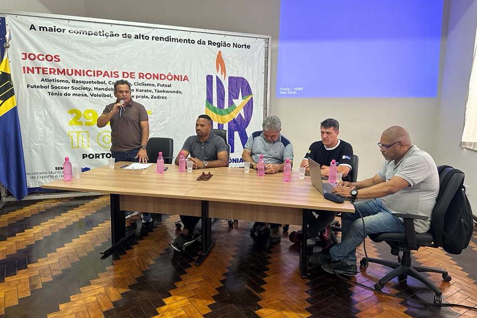 Congresso técnico da fase final para Jogos Intermunicipais de Rondônia é realizado em Porto Velho