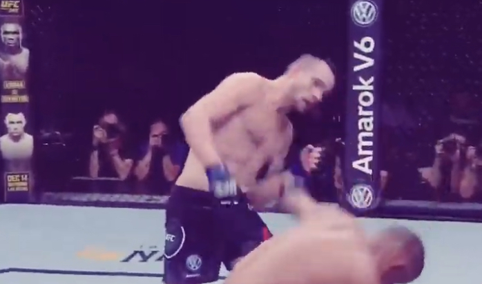 Vídeo - Serginho Moraes é nocauteado por James Krause no UFC São Paulo