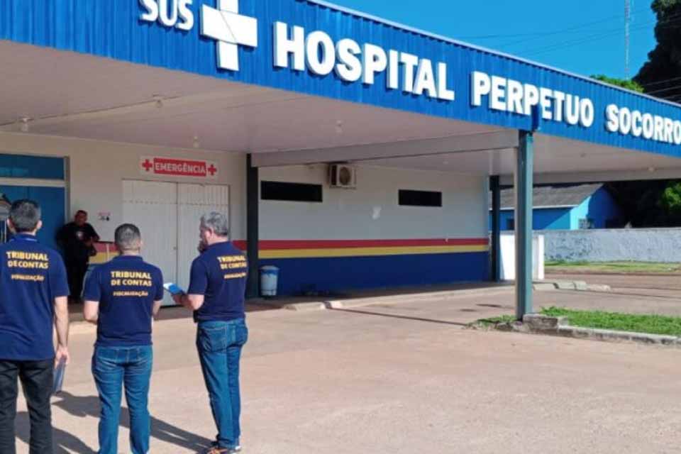 Fiscalização do TCE constata ausência de profissionais de saúde e fragilidades na estrutura do hospital municipal 