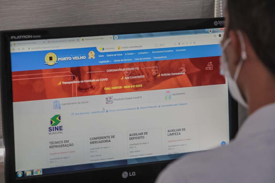 Confira as vagas disponíveis no Sine Municipal de Porto Velho nesta semana