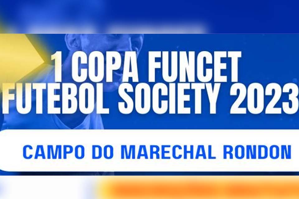 Aberta inscrições  para a 1ª Copa Funcet Futebol Society 2023