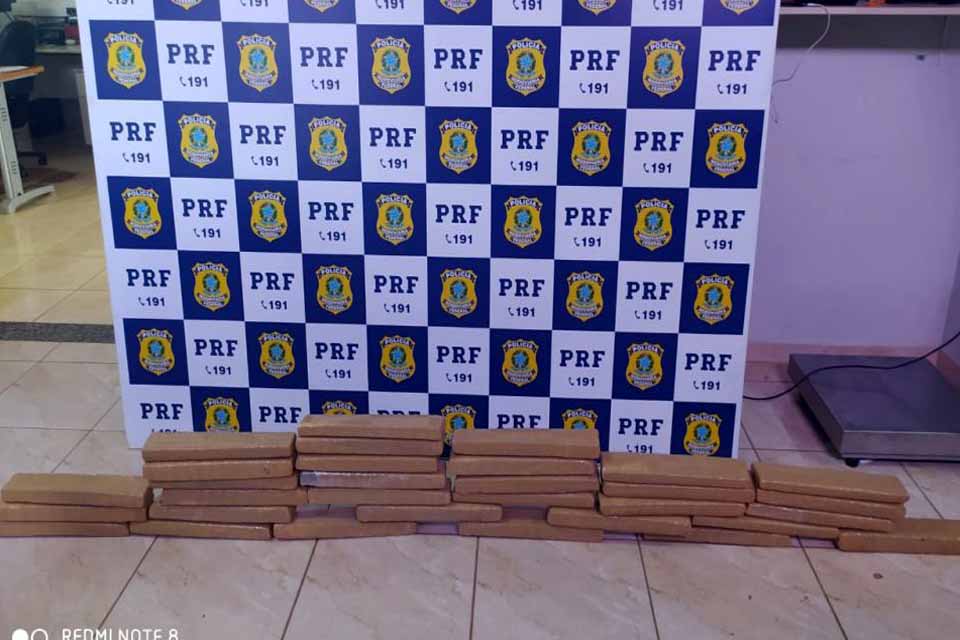  PRF apreende 5 kg de pasta base de cocaína e 27 kg de maconha