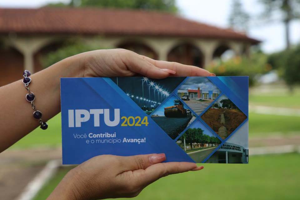 Prefeitura de Vilhena inicia a entrega de carnês e orienta sobre descontos e isenção