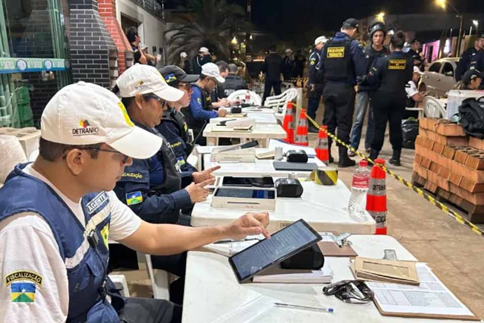 Integrando mobilização nacional, ações de fiscalização do Detran-RO são realizadas em 10 municípios