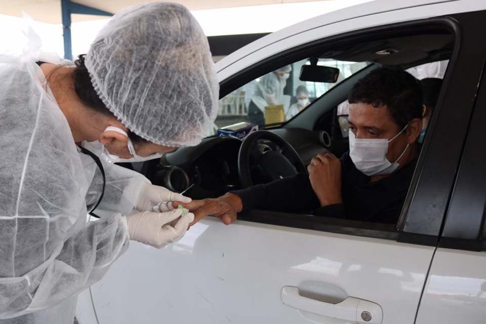 Rondônia recebe reconhecimento em nível nacional como um dos estados que mais testou para Covid-19