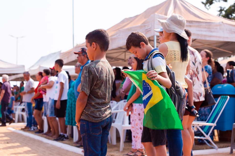 Ato Cívico na Casa de Rondon comemora 200 anos da Independência do Brasil
