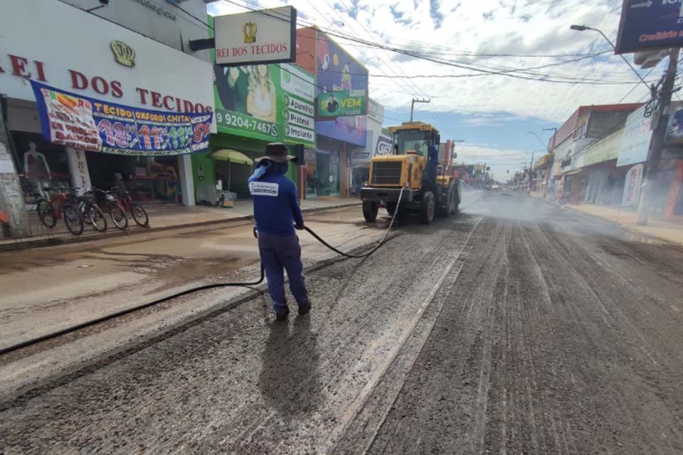 Trabalhos de infraestrutura seguem intensificados pela capital 
