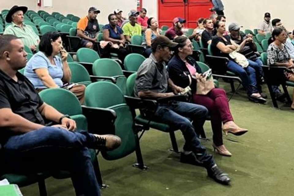 Secretaria Municipal de Agricultura realiza reunião com o Conselho Rural 