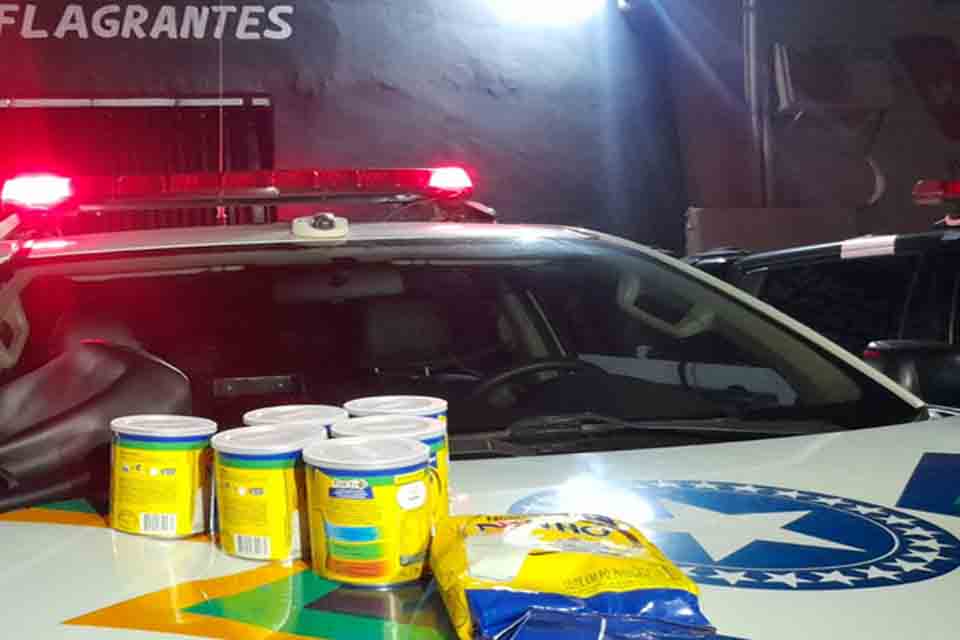Mulher e adolescente são detidas furtando leite em hipermercado na sul
