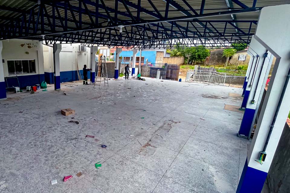 Em ritmo acelerado obras de ampliação do Centro de Convivência do Idoso chegam à reta final